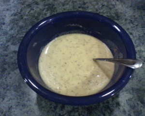 Pizza crust batter
